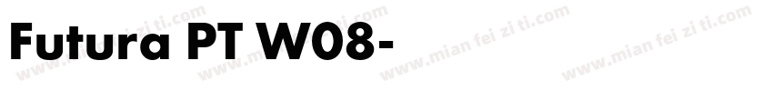 Futura PT W08字体转换